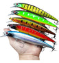 Señuelos Pack Artificiales Cebos De Pesca Variado Minnow Variado