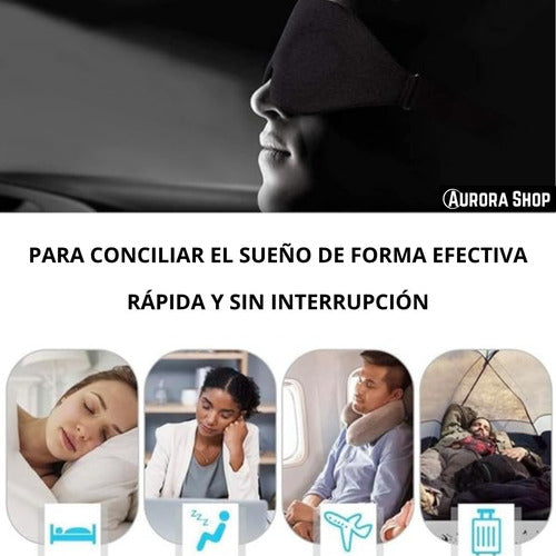 Antifaz Para Dormir Con Mullido 3d Ergonómico
