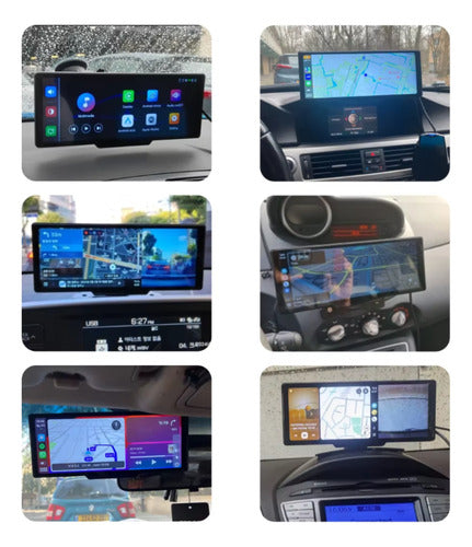 Pantalla Multimedia Carplay Universal Camara Frontal + 64 Gb