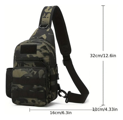 Morral Pechera Tactica Mochila Cruzada Para Camping Y Pesca