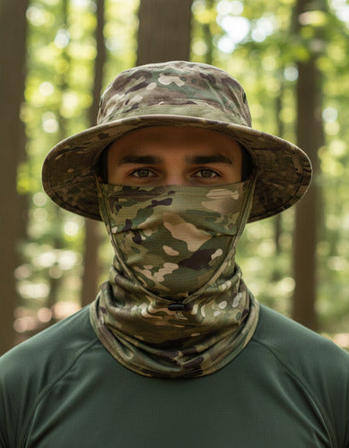 Gorro Sombrero Pasamontañas Con Uv Para Pesca Caza Camping