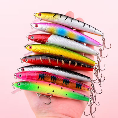 Señuelos Pack Artificiales Cebos De Pesca Variados Minnow Variados