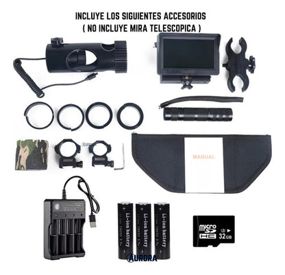 Adaptación Para Mira Telescópica Night Vision Visor Nocturno