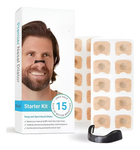 Kit De Dilatador Respiratorio Nasal Para Nariz Anti Ronquido