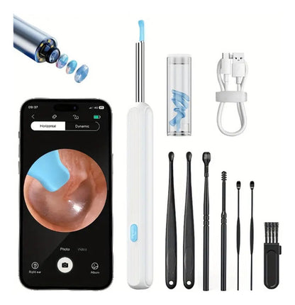 Limpiador Oido Otoscopio Inalámbrico Camara Hd Recargable