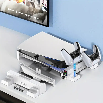 Base Soporte Horizontal Para Playstation 5 Ps5 Refrigerante Blanco