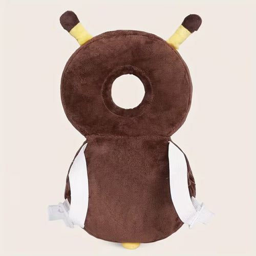 Almohada Almohadón Protector De Cabeza Para Bebé Por Caidas Marrón Oscuro