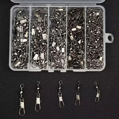 Destorcedor Mosqueton Caja Pack Pesca Rio Laguna Costa