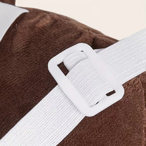 Almohada Almohadón Protector De Cabeza Para Bebé Por Caidas Marrón Oscuro