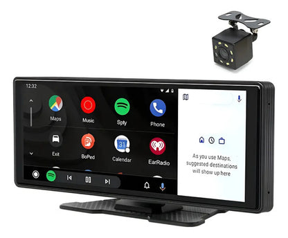 Radio Multimedia Pantalla Android O Apple Carplay + Camara Negro