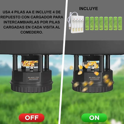 Cebadero De Caceria Motor Automatico Jabali Ciervo Comedero