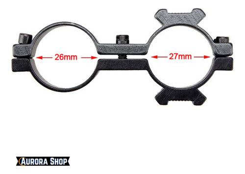 Linterna De Caza Táctica Con Soporte Para Mira De Rifle Accs