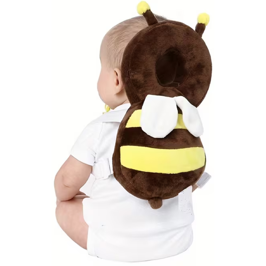 Almohada Almohadón Protector De Cabeza Para Bebé Por Caidas Marrón Oscuro