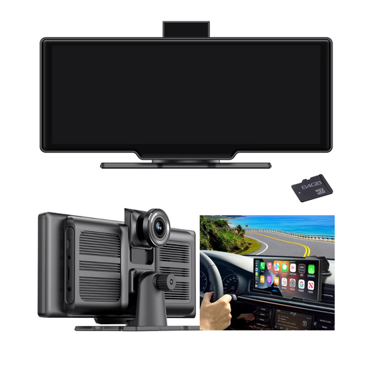 Pantalla Multimedia Carplay Universal Camara Frontal + 64 Gb